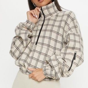 Cropped Half Zip